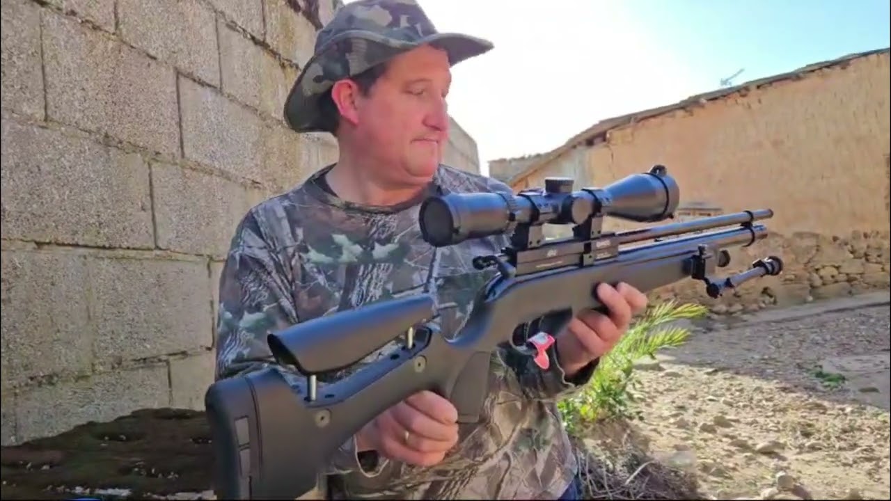 Carabina Gamo HPA Tactical PCP - Prueba balines Jumbo Exact