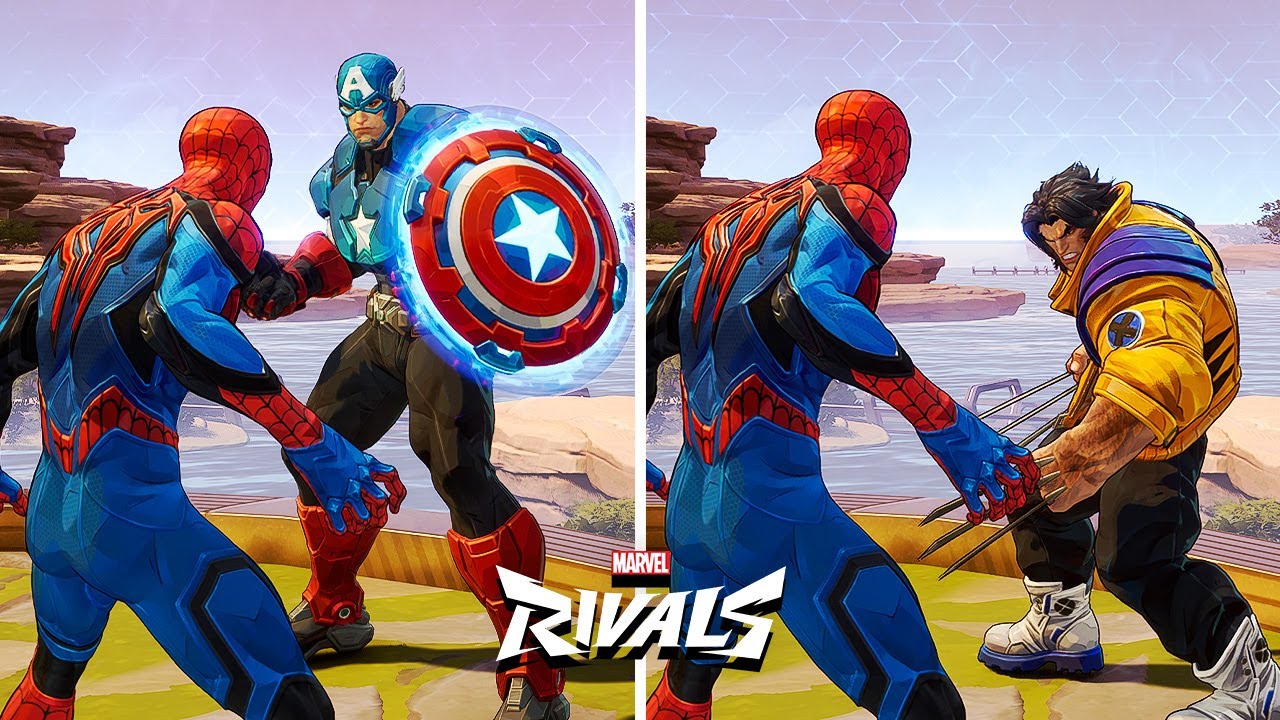 Все взаимодействия Человека-паука с героями — Marvel Rivals