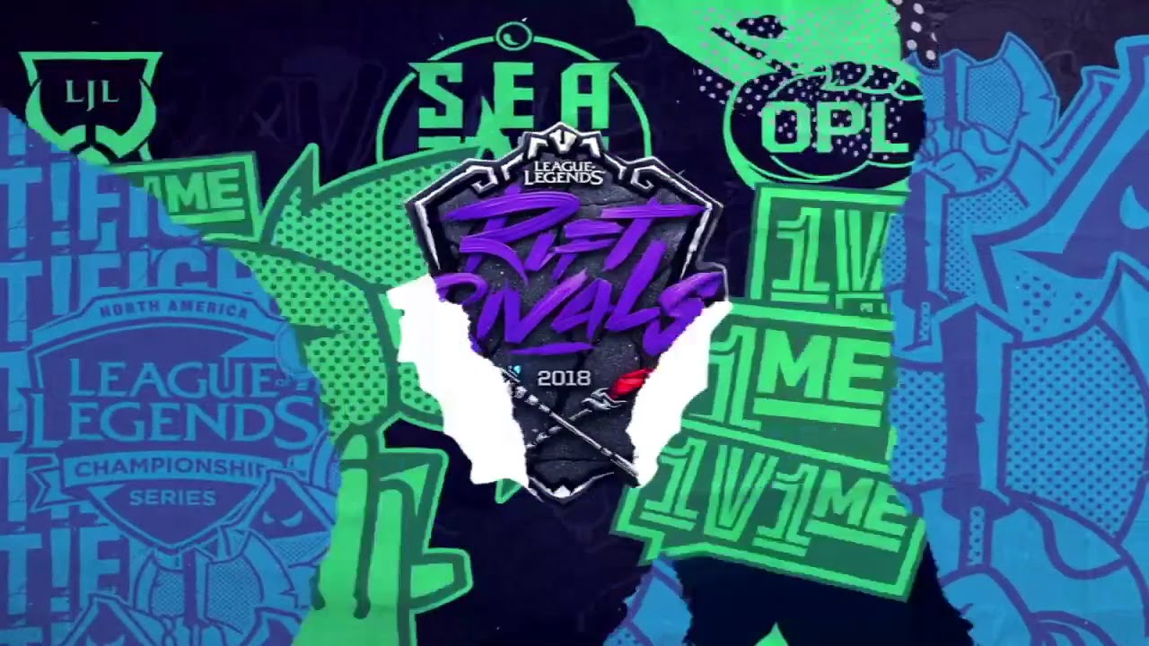Rift Rivals 2018 Login Screen Animation Theme Intro Music Song【1 HOUR】