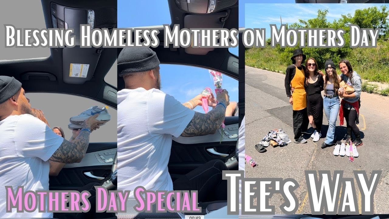 Feeding the Homeless Mothers on Mothers Day #shorts
