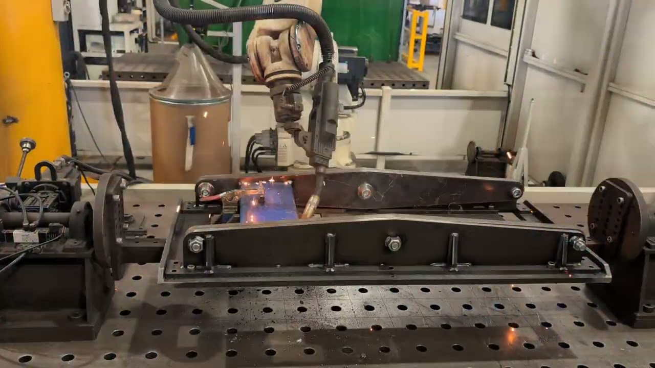 SWI Machinery - Manufacturing a CoilCar component @ Warrnambool factory on Kawasaki Robot welder.
