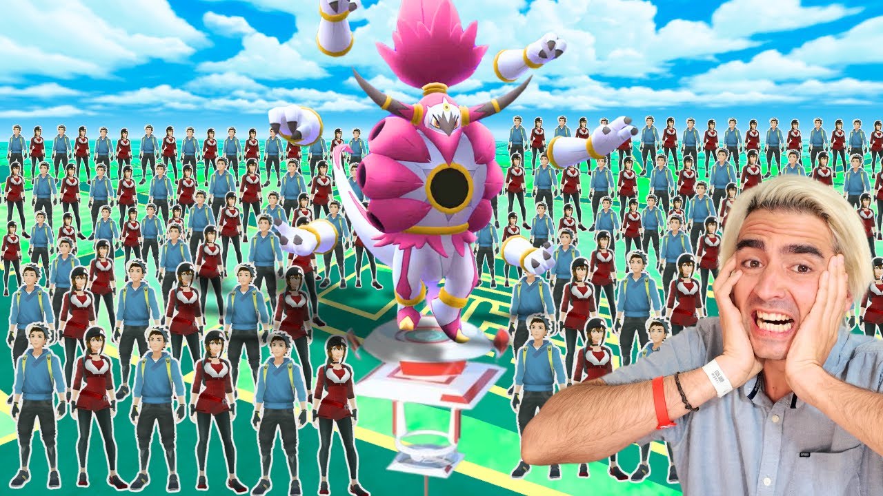 ¡HACEMOS INCURSIONES DE HOOPA CON 500 PERSONAS!-POKÉMON GO