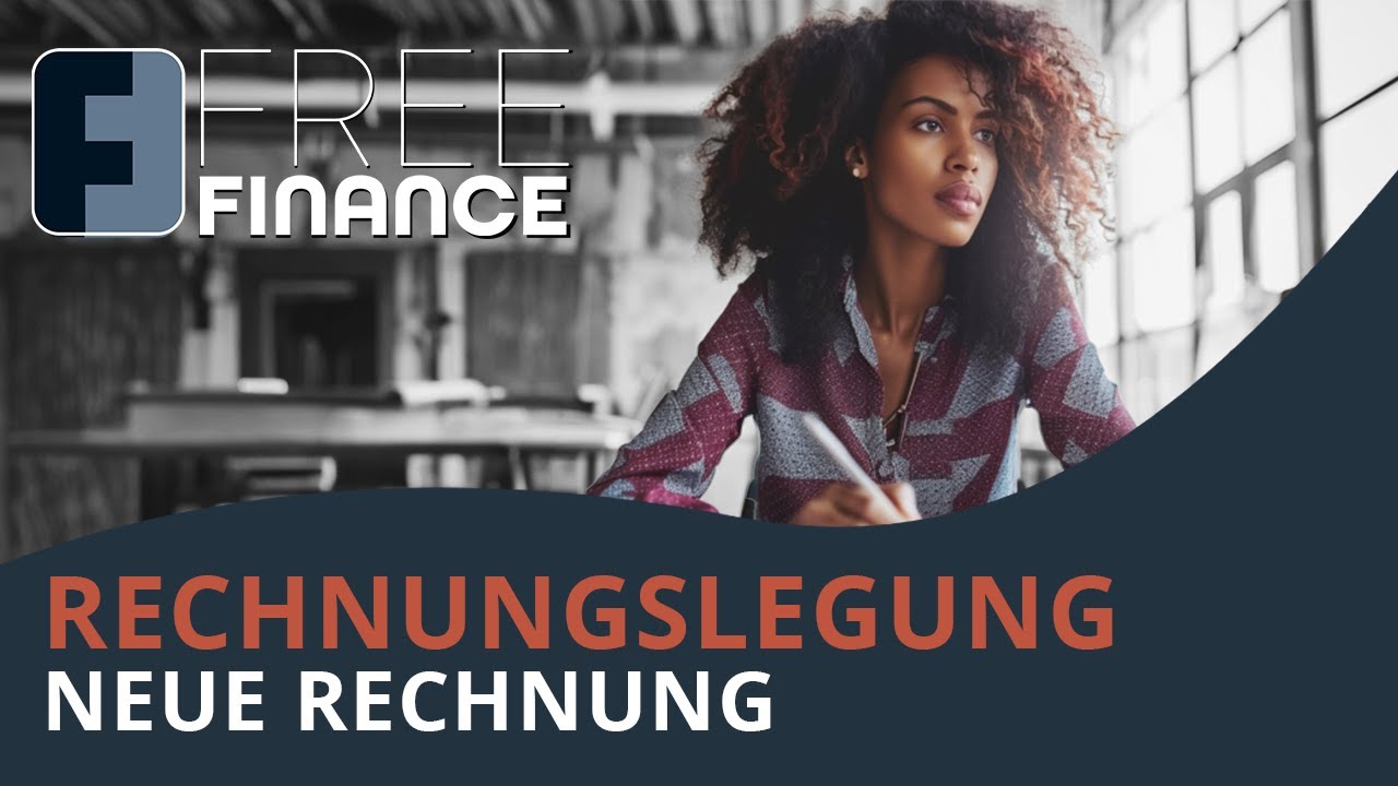 FreeFinance Tutorial - Rechnungslegung: Neue Rechnung