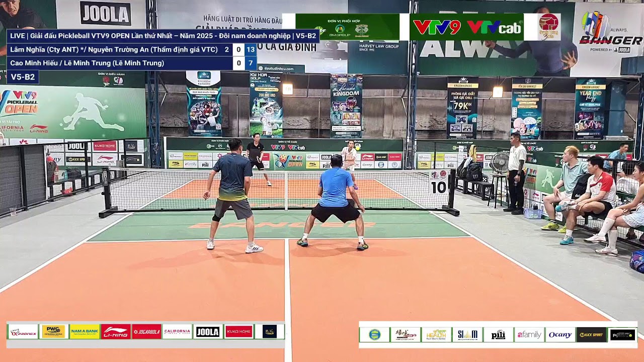 LIVE | Giải đấu Pickleball VTV9 OPEN Lần thứ Nhất – Năm 2025 - Đôi nam doanh nghiệp | V5-B2