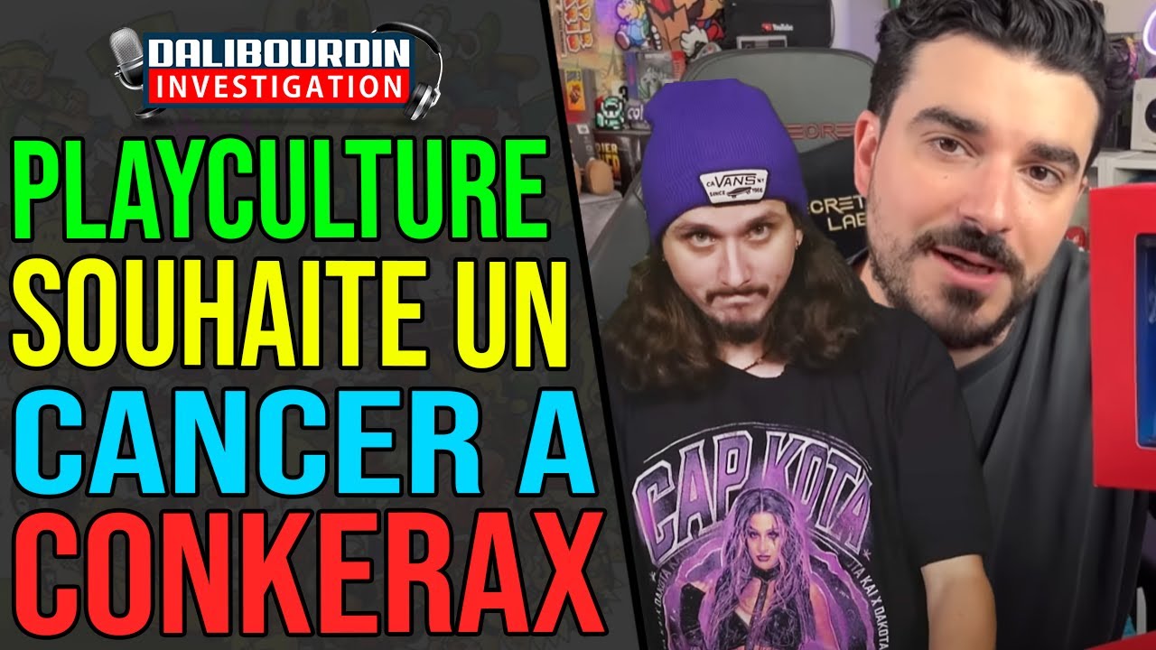 PLAYCULTURE S'EN PREND A CONKERAX ET LUI SOUHAITE UN CANCER