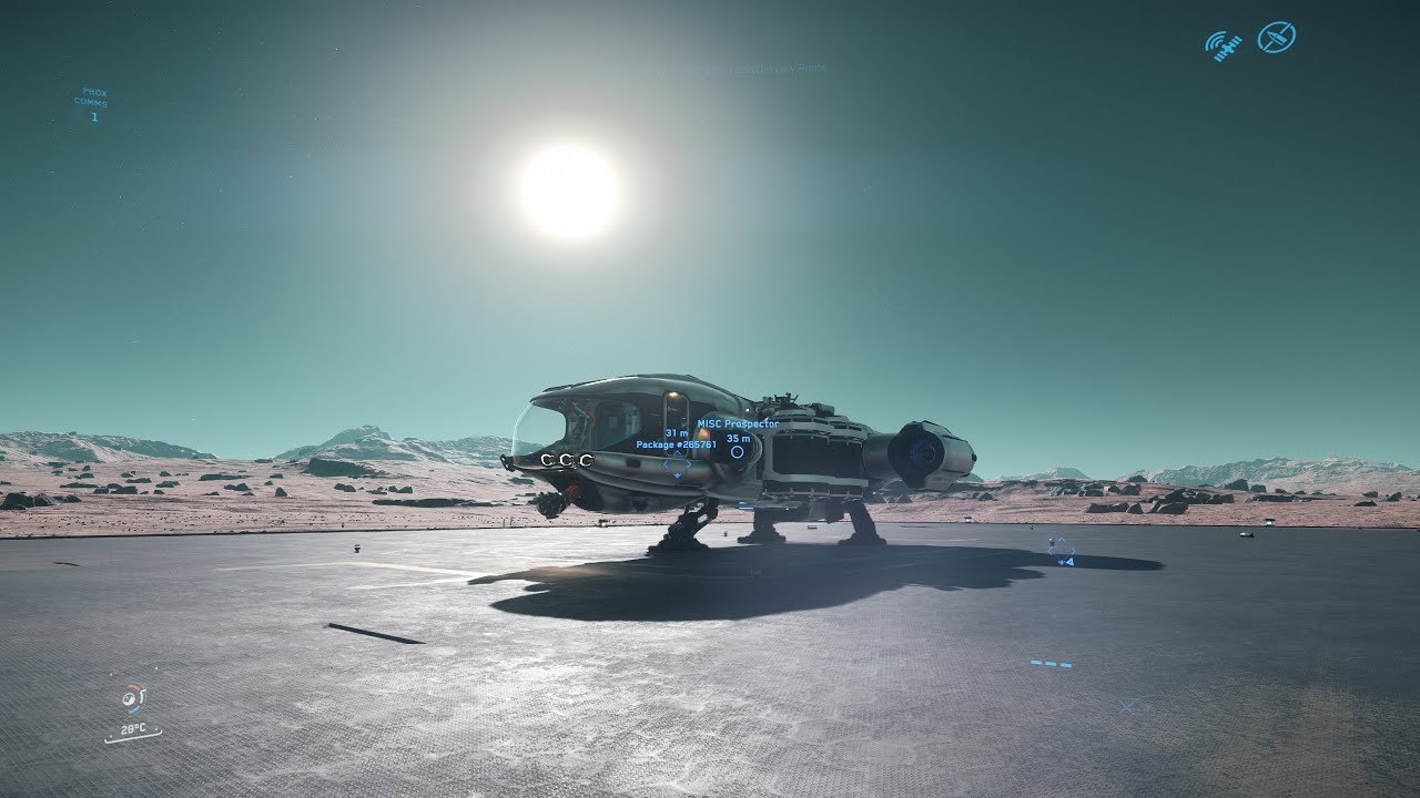 Star Citizen 3.10.2  - Cargo Run Experience  - MISC Prospector (1440p 60FPS)