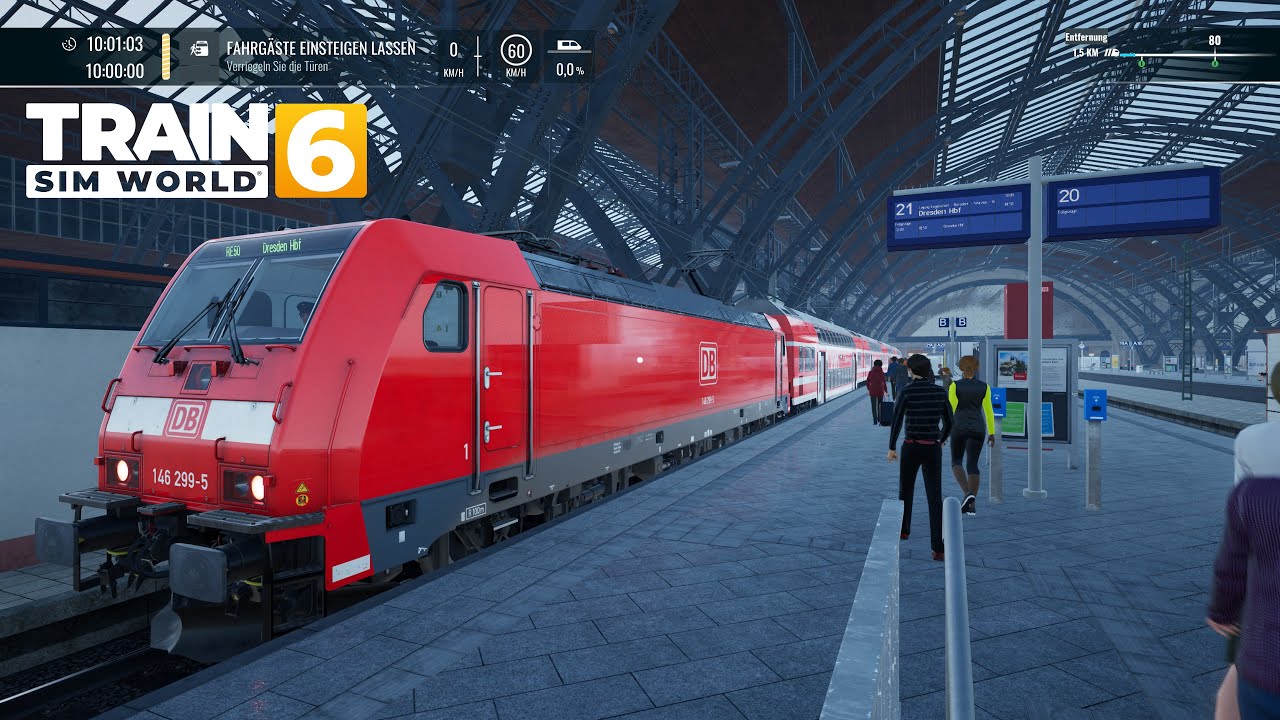 RE50 (16513) / Train Sim World 6 / Leipzig - Dresden / BR 146