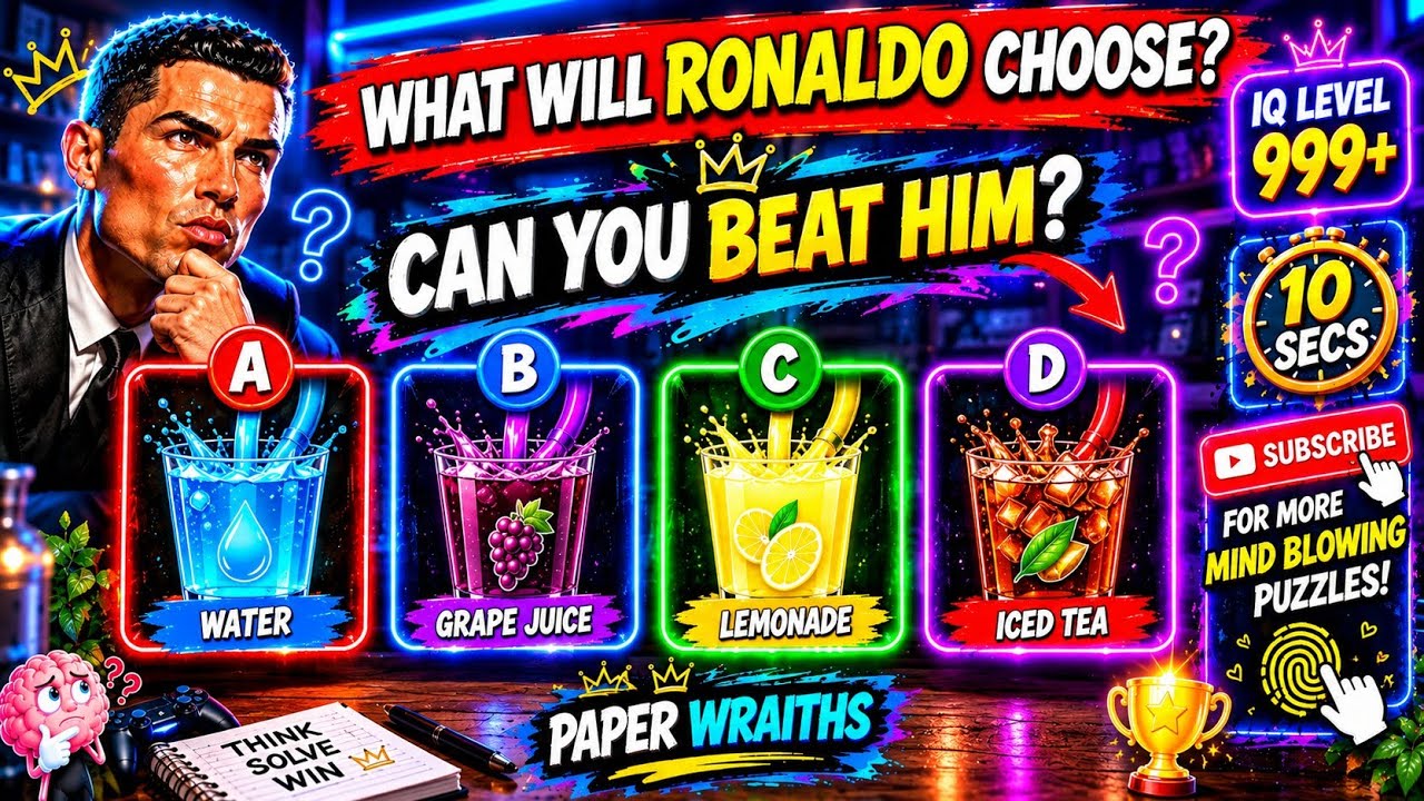 🔥🔥🔥Amazing IQ puzzle🔥🔥🔥Only geniuses can solve this! 🧠🔥 #iqtest #iq #ronaldo