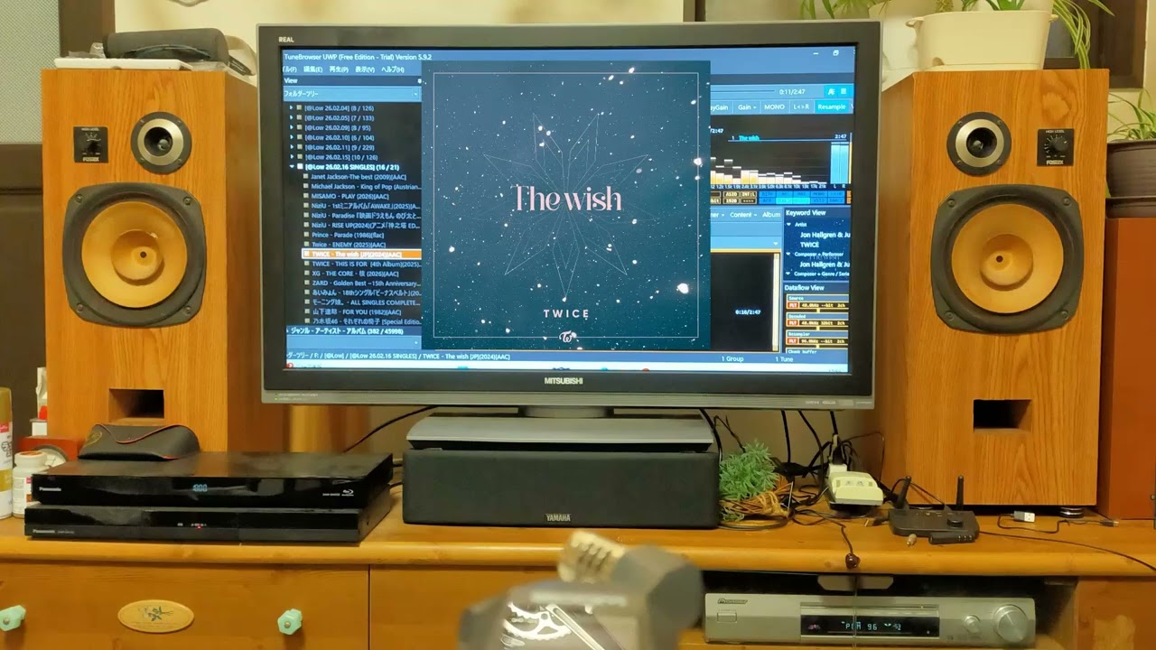 TWICE - The wish（FOSTEX 自作エンクロージャーの音です）2SP (26.02.18録音)