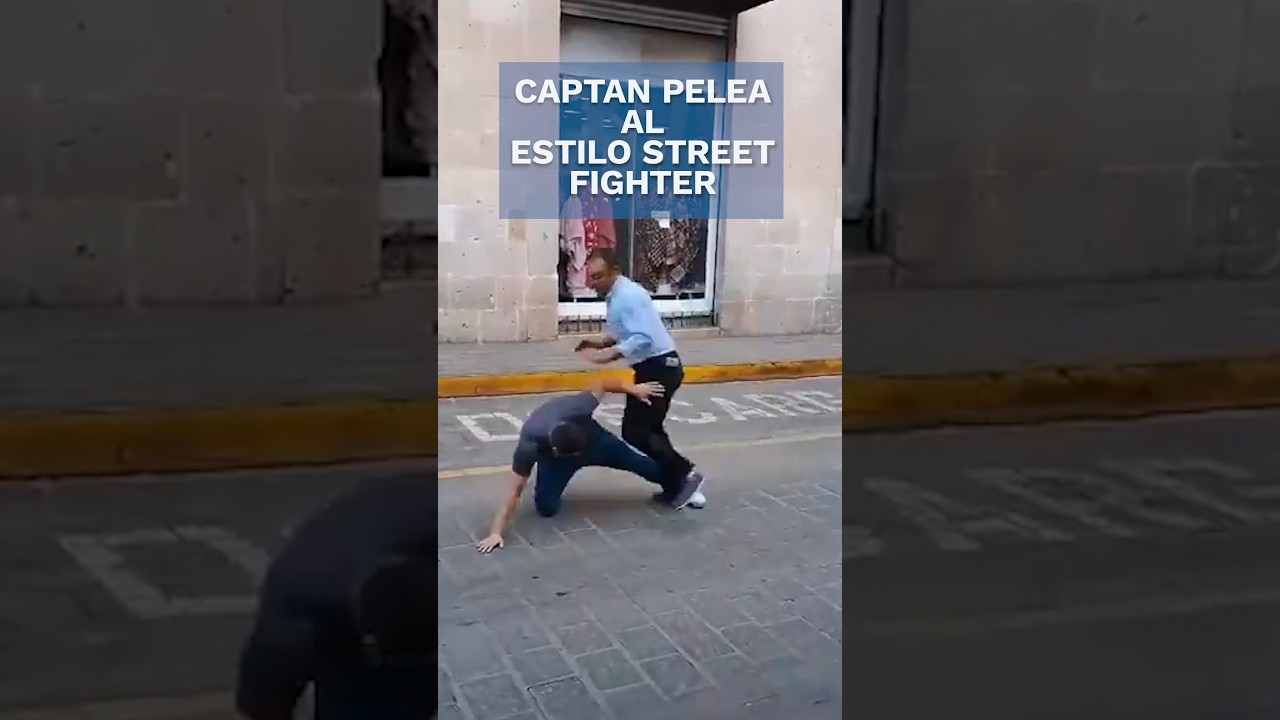 &iexcl;Hay tiro! Al estilo Street Fighter, hombres protagonizan pelea y se viralizan #shorts