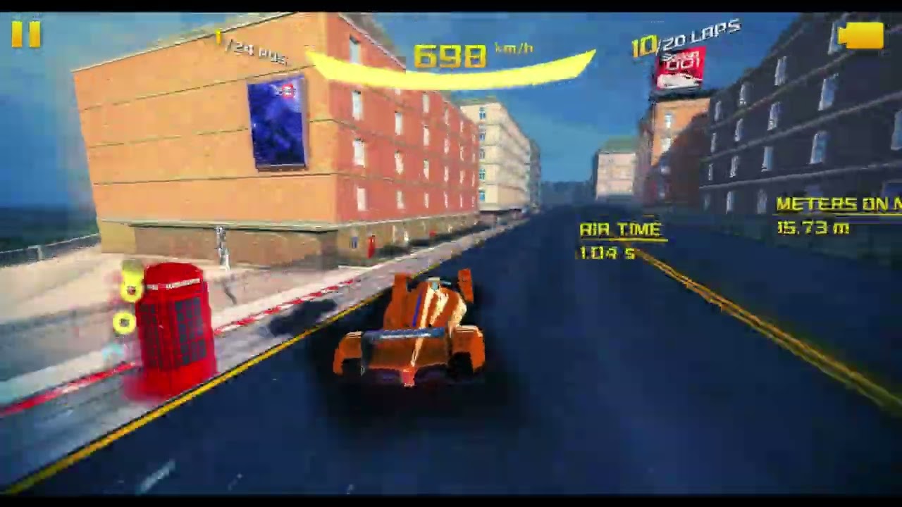 Asphalt 8 2018 McLaren X2, The London Eye, 32 Racers, 20 Laps.
