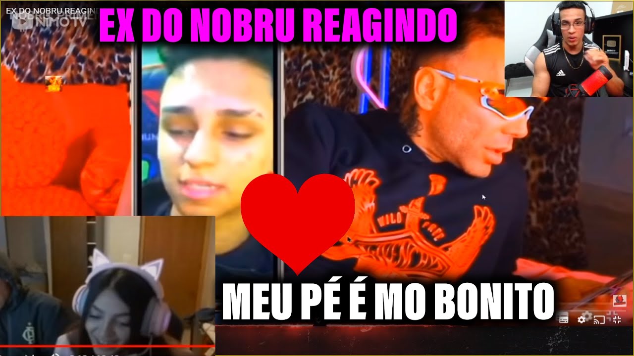 HUDSON AMORIM REAGINDO EX DO NOBRU REAGINDO