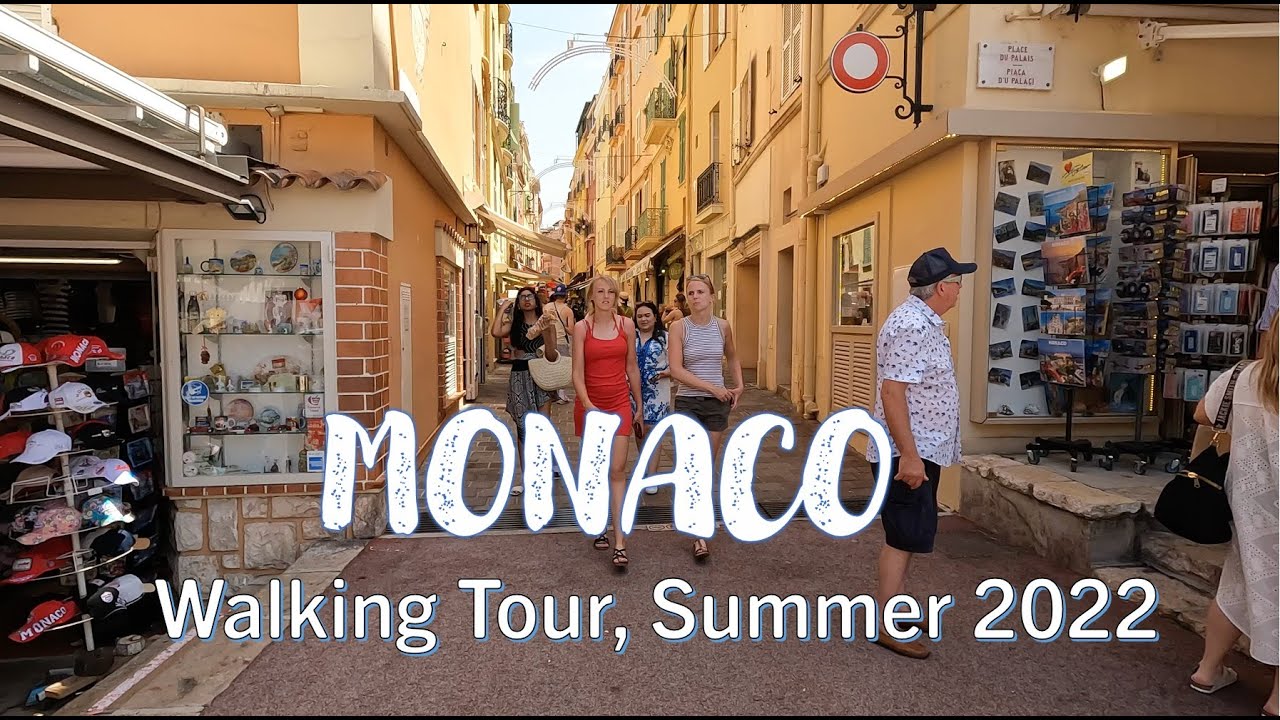 Monaco Walking Tour 4k | City ​​of Millionaires