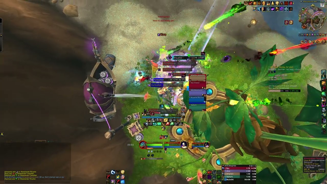 +18 Eco-Dome Al'dani | Scalecommander Augmentation Evoker PoV | TWW S3 M+
