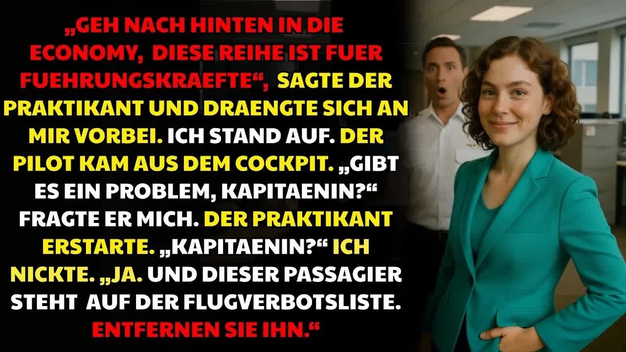 Praktikant Verspottet Passagierin – Er Wusste Nicht, Dass Sie Die Kapitaenin War