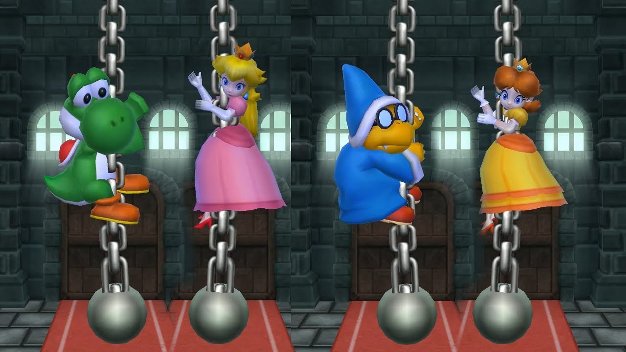 Mario Party 9 - Chain Event and Other Minigames Step It Up (Yoshi Gameplay)| Cartoons Mee