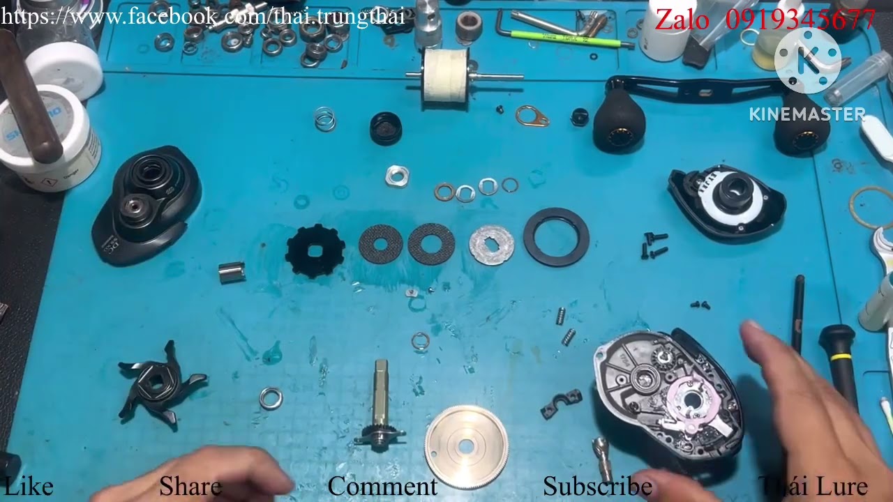 Vệ sinh bảo dưỡng shimano Exsence SS DC