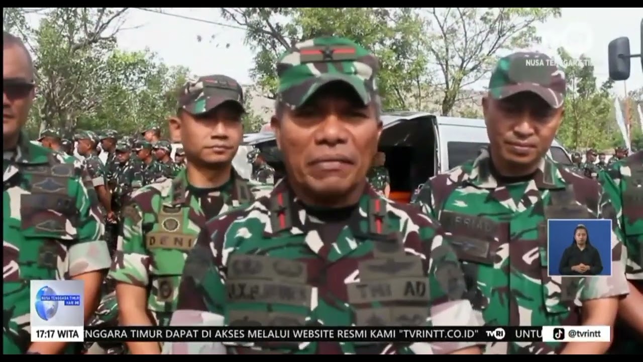 TVRI NAGEKEO. Personil Batalyon 834 Tiba Di Nagekeo