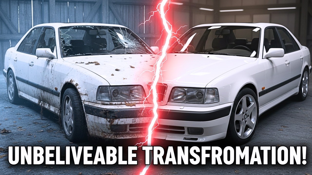 Abandoned 1990s German Performance Sedan Restored to Perfection