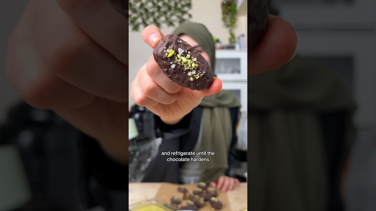 Dubai Chocolate Dates??? #iftar #ramadan