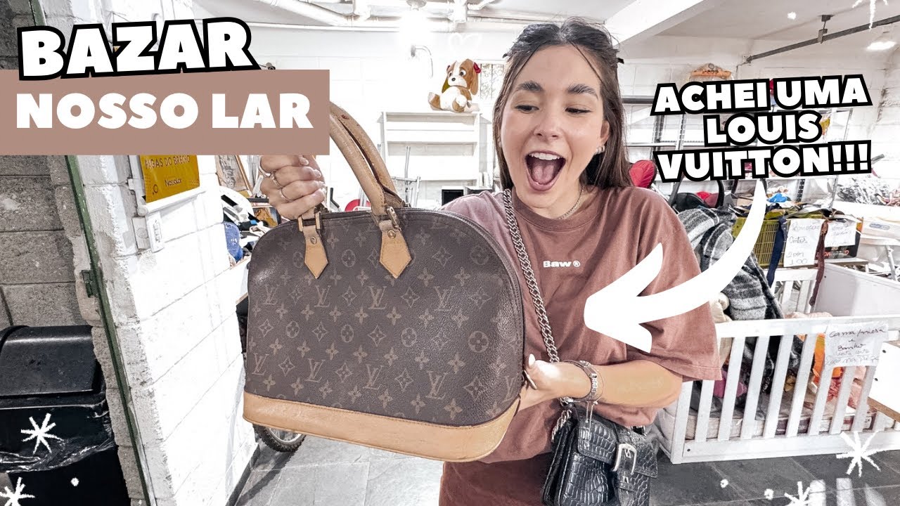 BRECHÓ/BAZAR NOSSO LAR | promoção de 7 peças por R$10 | encontrei uma Louis Vuitton!!!!