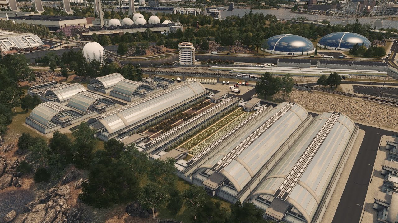 Hi-tech Greenhouses  - Cities: Skylines - Aurelia #93
