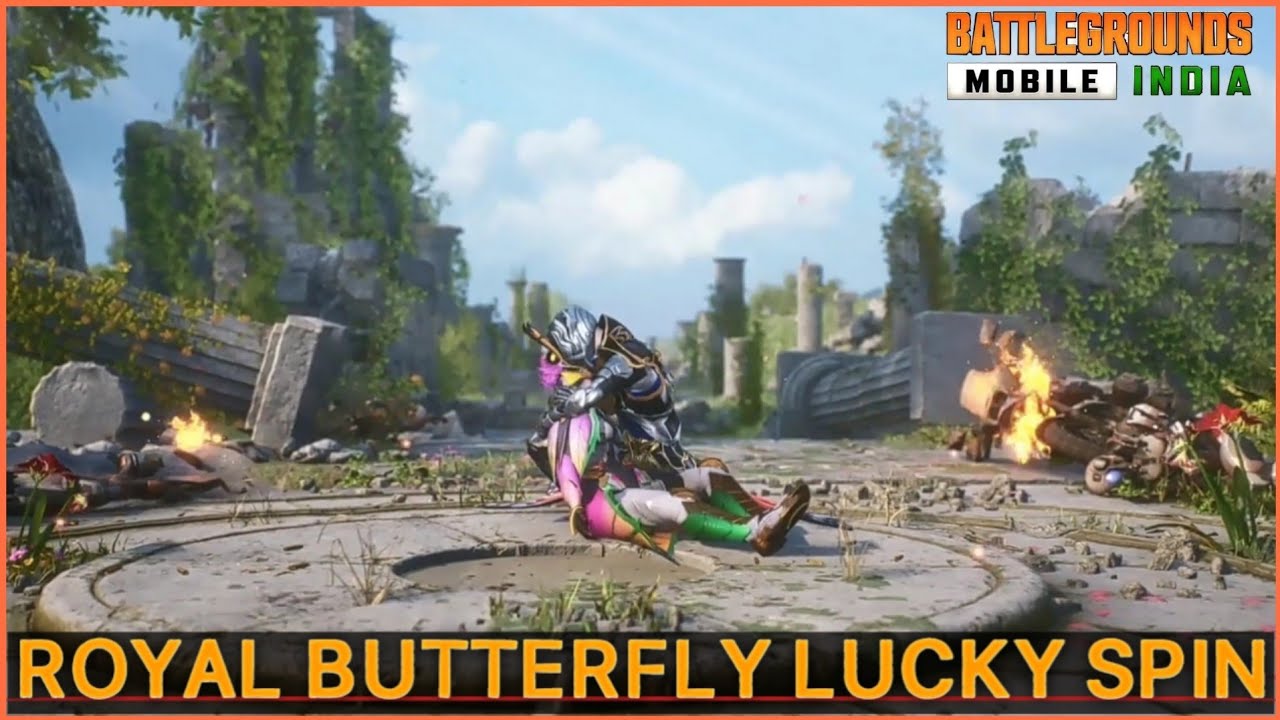 ROYAL BUTTERFLY LUCKY SPIN ON 15 JUNE | Battleground Mobile India Coming On This Week?