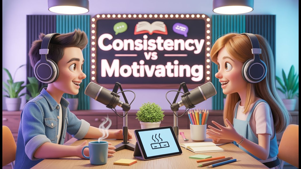 Consistency vs Motivation | Real English Conversation | Mind Your English - Podcast