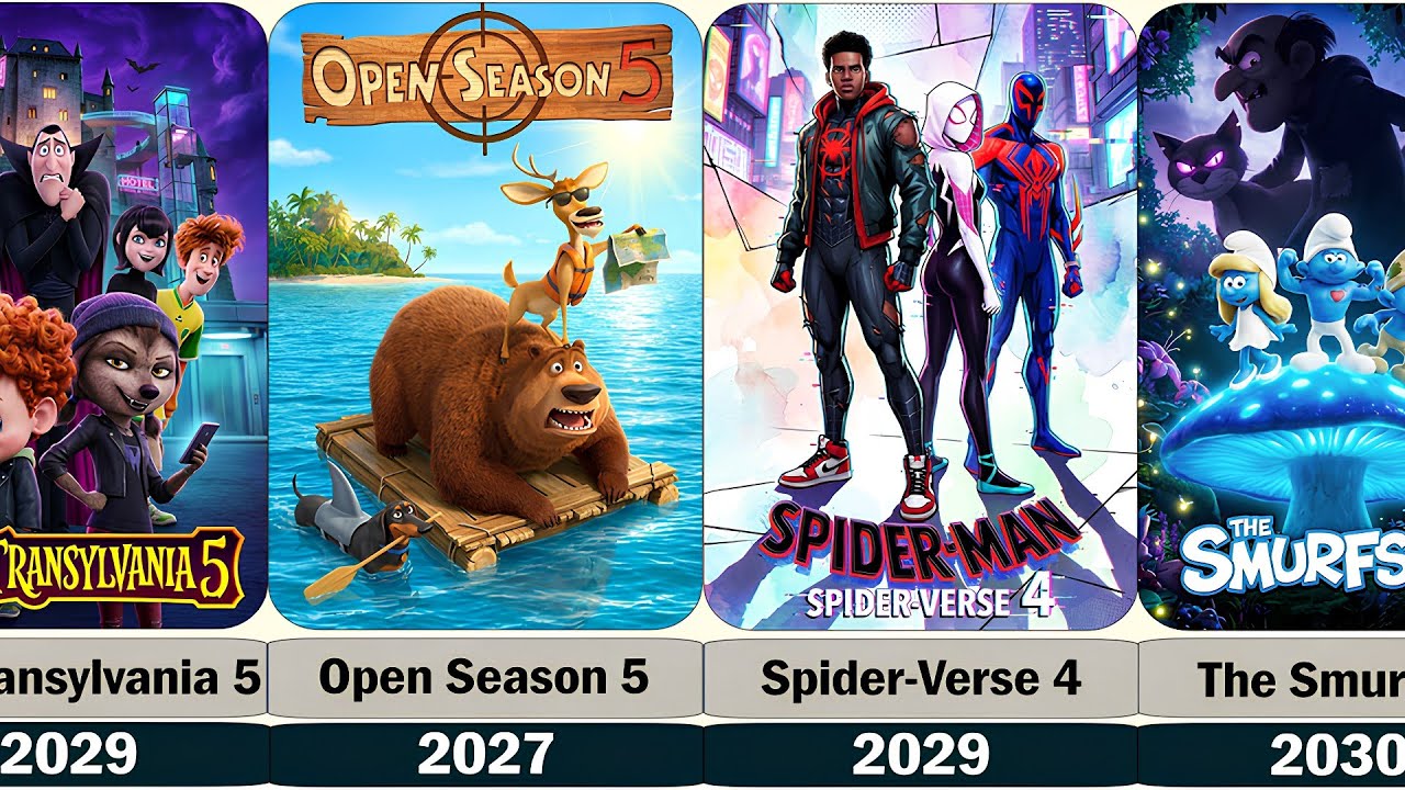 Upcoming and Released Animated Movie Sequels: Sony Pictures Full List (2006-2030)