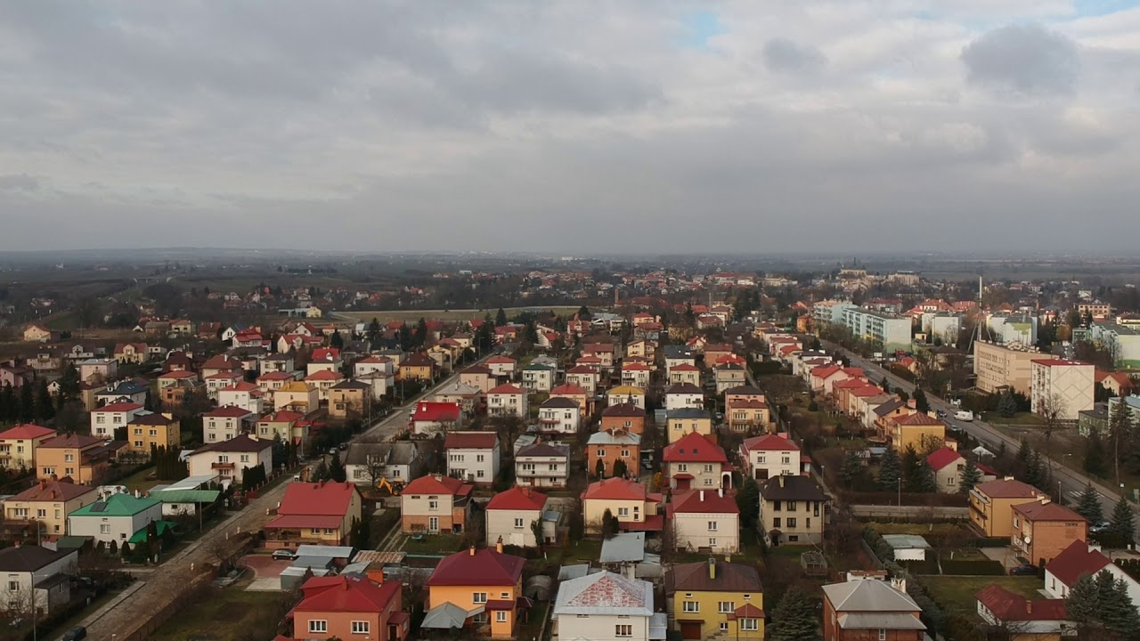 Radymno, widok z drona.