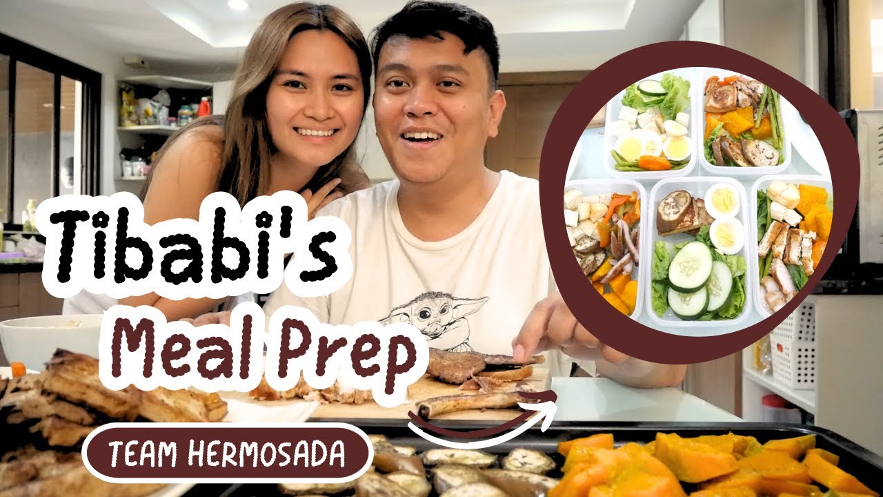 TIBABI'S MEAL PREP for hubby 🍆🥒🥕| fitness journey 💪🏻
