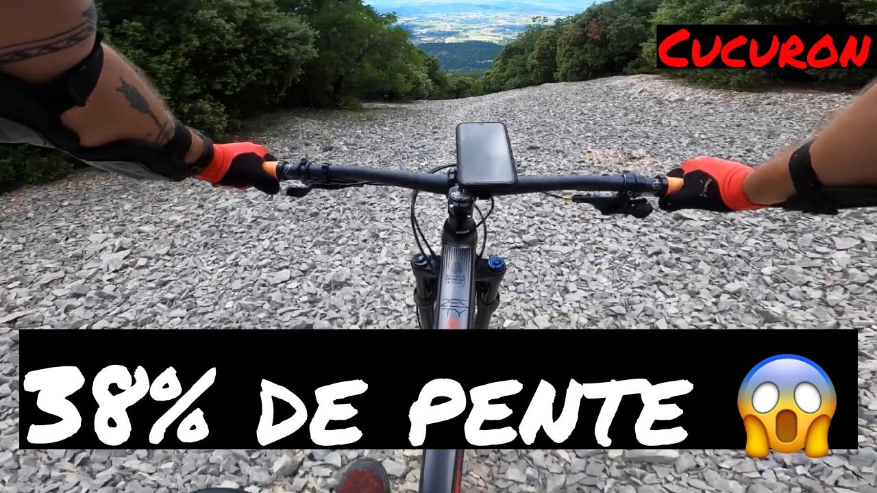 VTT - 38% de pente 😰😱 dans le Luberon - Mourre negre et je casse encore un rayon
