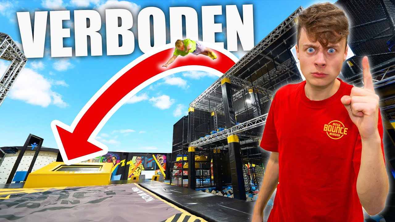 Regels Verbreken In Duits Trampolinepark! *boze eigenaar*