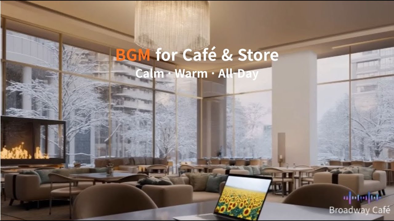 Cafe Background Music ☕  Broadway Café New York | Store BGM for Cafés & Shops (3 Hours)
