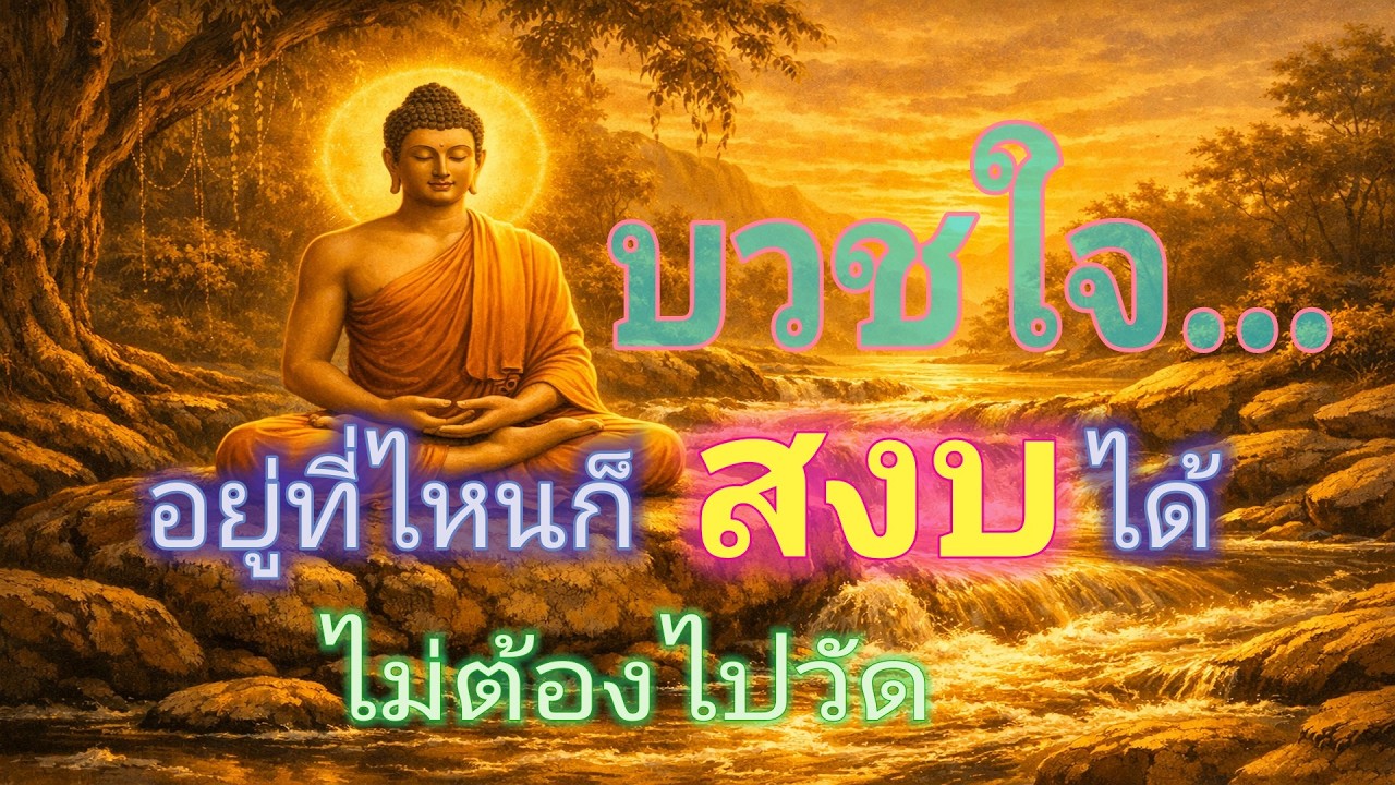 บวชใจ... อยู่ที่ไหนก็สงบได้ ไม่ต้องไปวัด | ธรรมะสอนใจ | รู้เท่าทันจิต | ปล่อยวาง |  ธรรมะยามเช้า