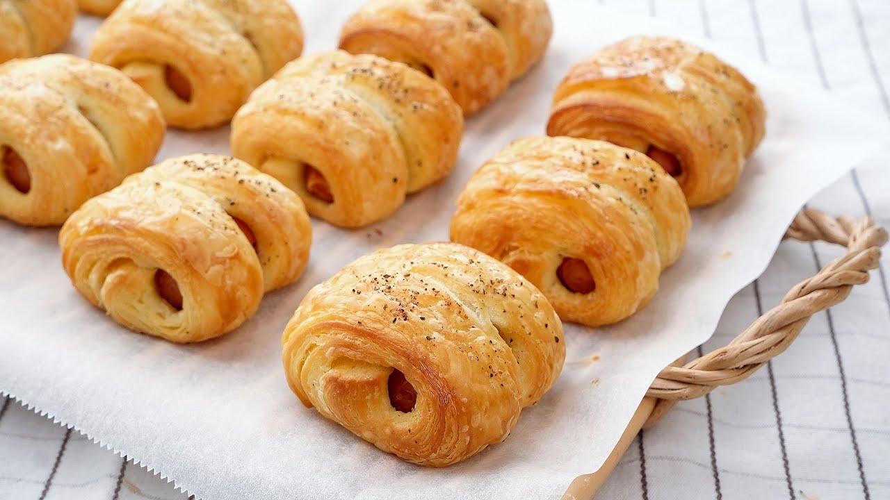 羊角面包Style香肠卷|  Croissant Style Sausage rolls Recipe