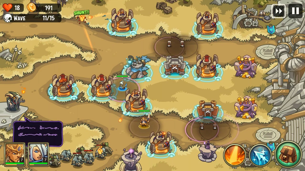 Empire Warriors TD : level 20 - Alliance of Three Great Races . Normal Walkthrough.