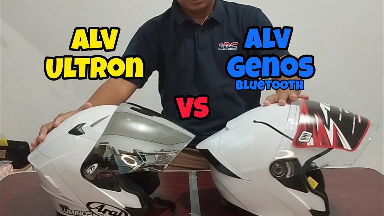 Komparasi Helm ganteng ALV Ultron VS ALV Genos Viral