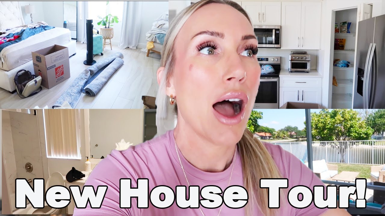New House!  Messy house tour!  Plus empty house tour!
