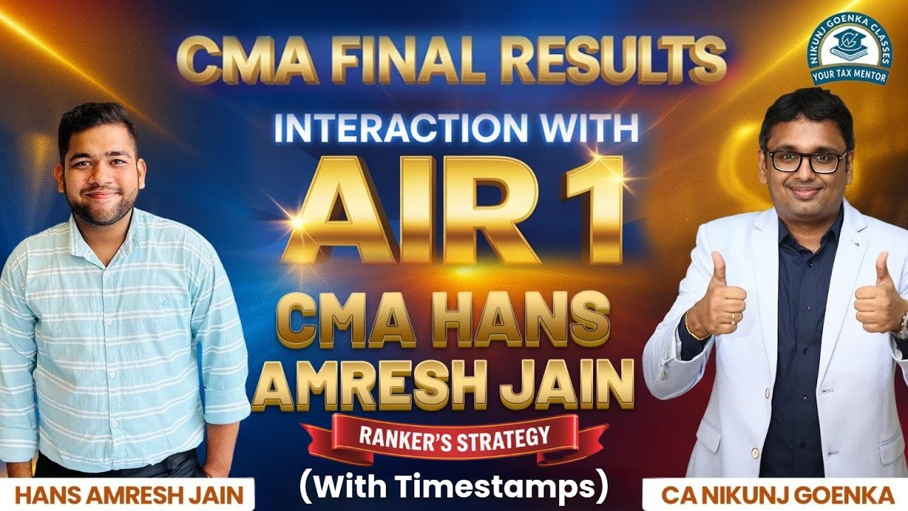 AIR 1 INTERACTION | CMA HANS AMRESH JAIN | DECODED AIR 1 RANKER'S STRATEGY | TIMESTAMPS IN BIO