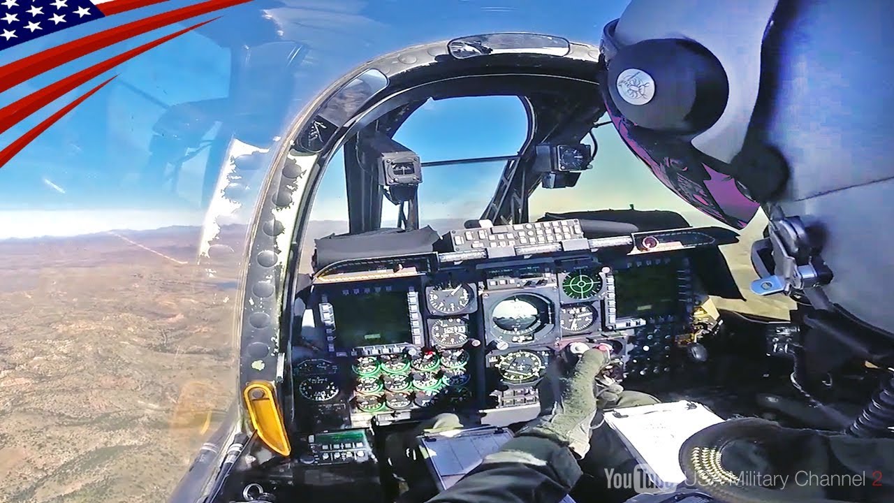 【大迫力の戦闘機コックピット映像】F-35, F-22, F/A-18, F-15, F-16, AV-8B, A-10