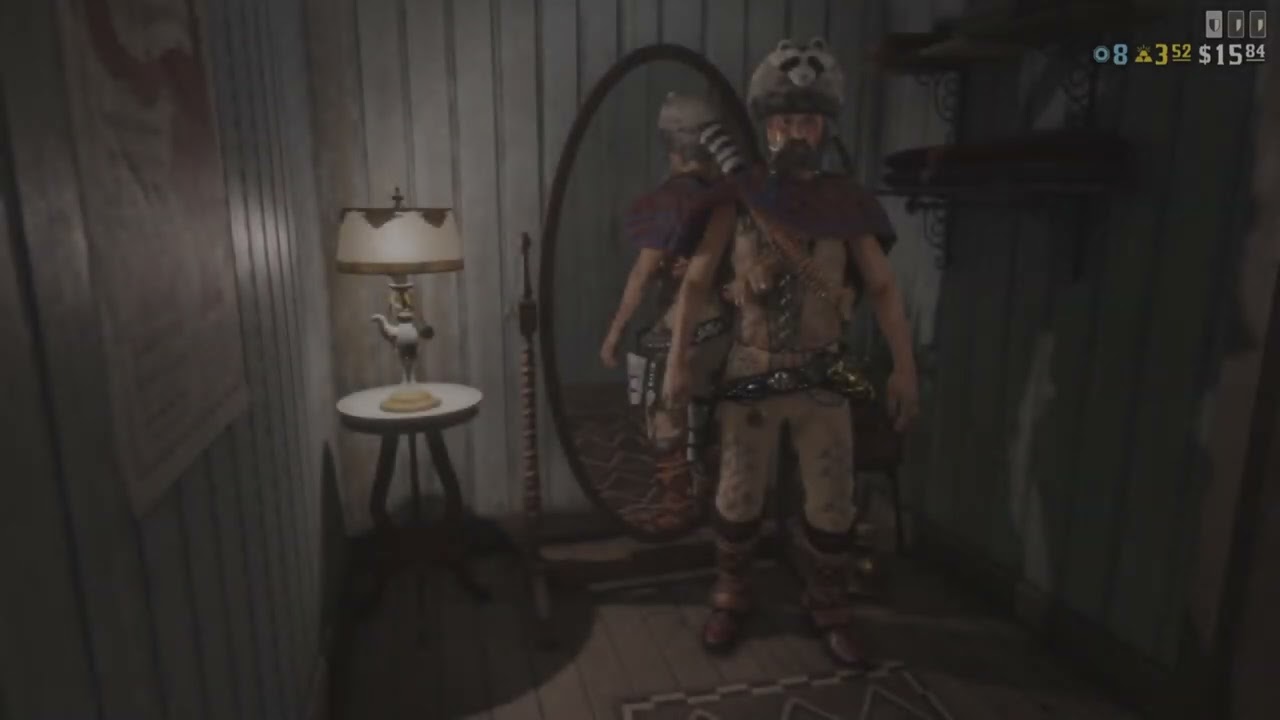 Red Dead Redemption 2 Original Limited stock items, Morales Vest & Raccoon hat Rarest in the game.