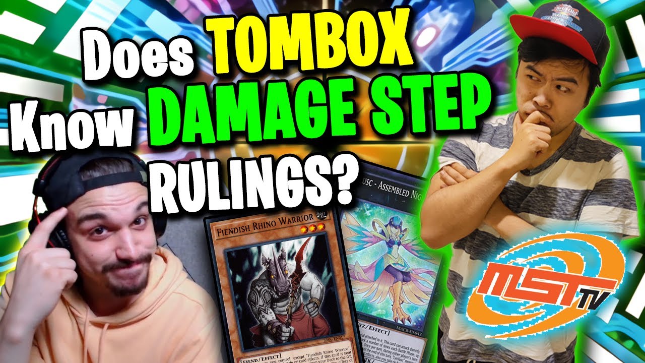 Does TOMBOX Know DAMAGE STEP Rulings? | Yu-Gi-Oh Ruling Quiz with MST.TV