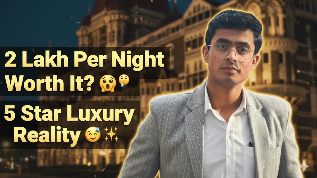 👉 Rs 2Lakh  Per Night Worth It? 🤯 | 5 star Luxury Reality 😅✨ #5starflats #tajhotels