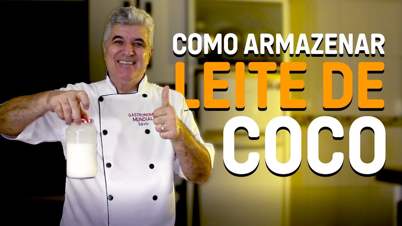 COMO ARMAZENAR LEITE DE COCO POR ATÉ 5 ANOS!