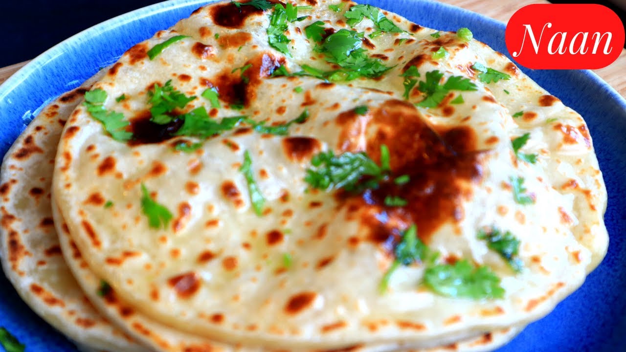 Naan recette facile sans levure| Naan nature recette | Pain indien naan