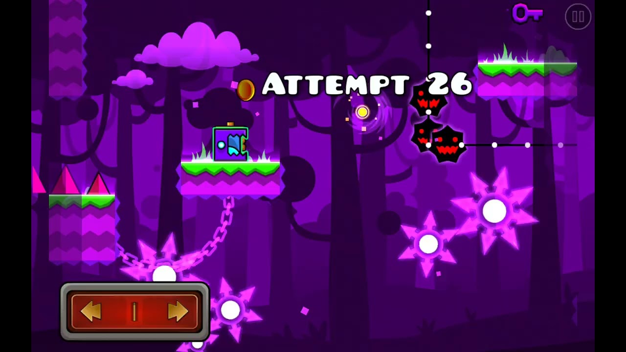 Geometry Dash footage 2017
