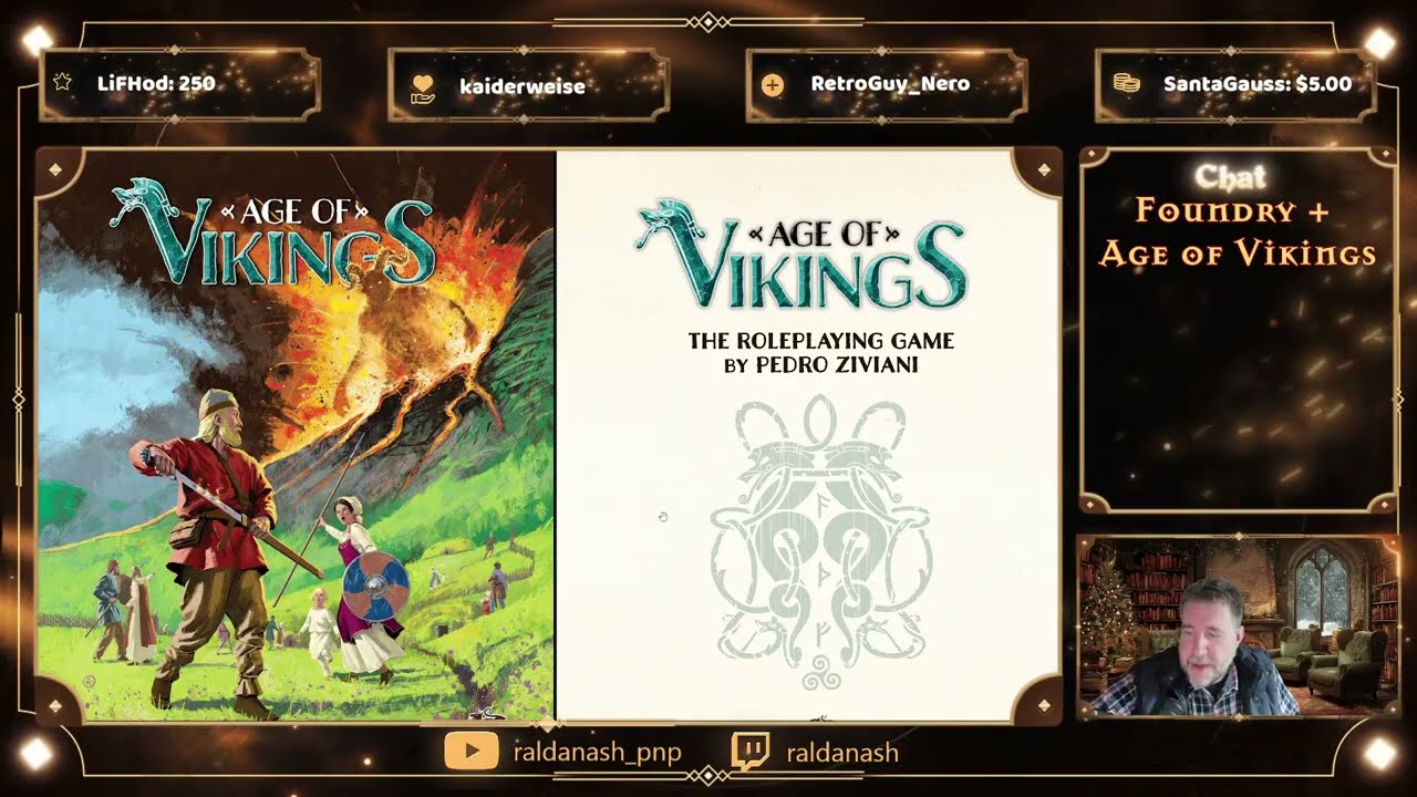 Foundry VTT + Age of Vikings RPG 