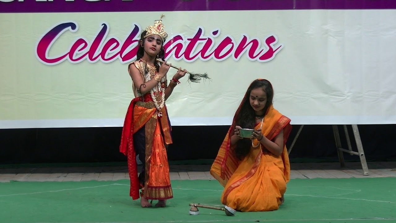 Ek meera ek radha performance annual day 17-18 vasudha high school