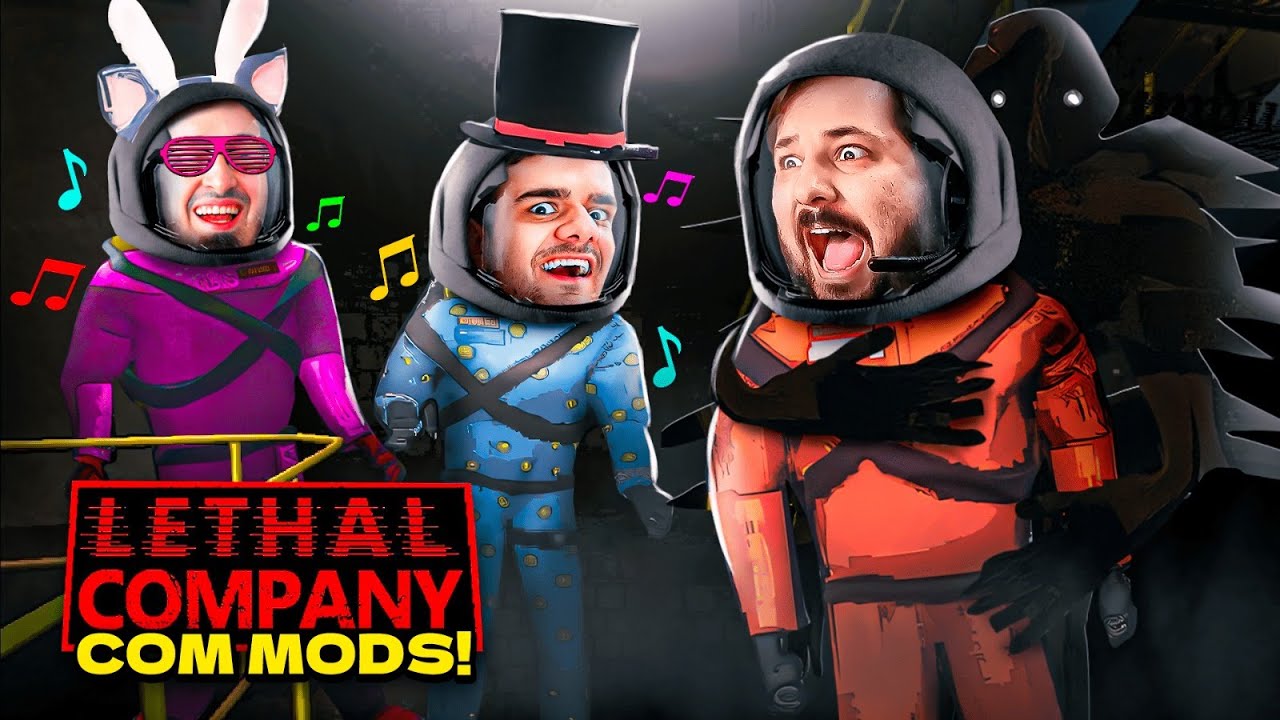 ADICIONAMOS MODS NA PRIMEIRA VEZ DO CORE NO LETHAL COMPANY! - c/ Guinas, Vx, Coelho e Fujinuma
